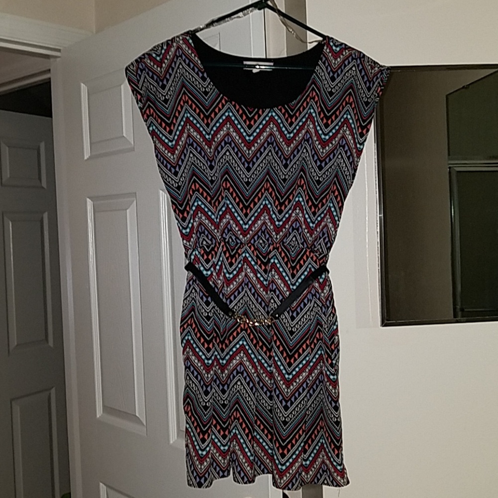 Aztec Print Dress